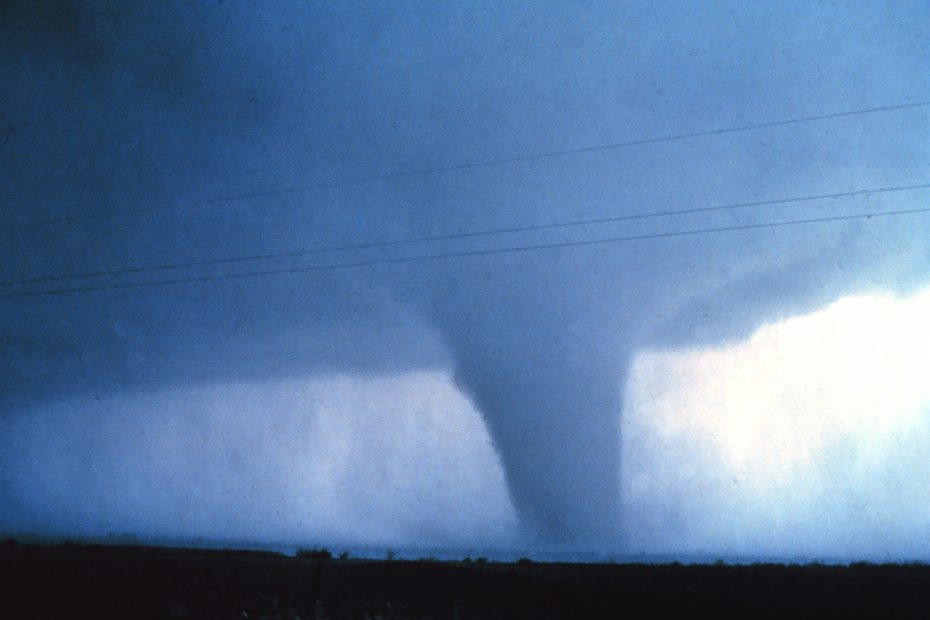 Large Stovepipe tornado on April 10th, 1979. NOAA Photo Library, NOAA Central Library; OAR/ERL/National Severe Storms Laboratory (NSSL)