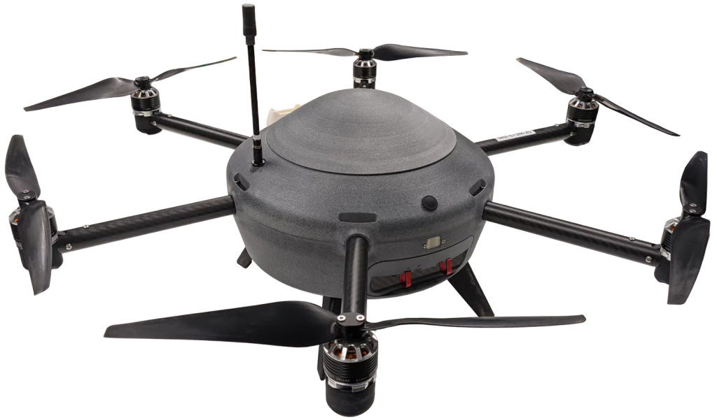 The Meteodrone MM-670 weather drone collects weather observations from both the lower and middle atmosphere, including temperature, humidity, air pressure, wind speed and wind direction. Credit: Meteomatics and NWS