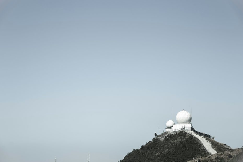 Radar on a hill. Picture by Samuel Wong via Unsplash