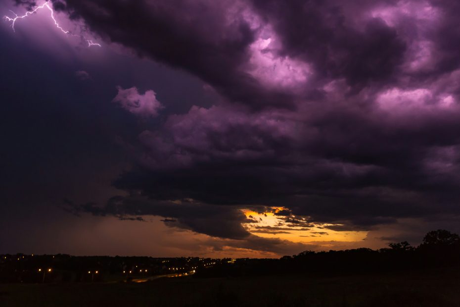 Dark storm at night. Picture by Drew Hays via Unsplash